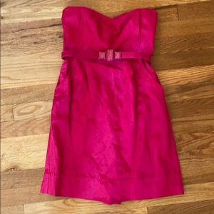 Rebecca Taylor Size 4 Strapless Pink Dress